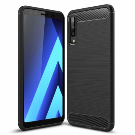 TPU чехол Slim Series для Samsung A750 Galaxy A7 (2018) Чорний (1357)