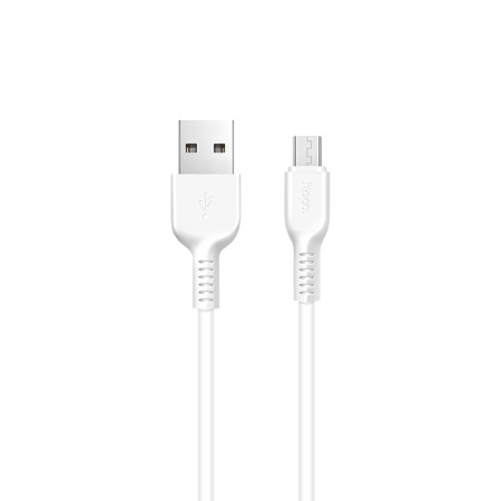 Дата кабель Hoco X13 USB to MicroUSB (1m) Білий (13873)