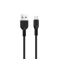 Дата кабель Hoco X13 USB to MicroUSB (1m) Чорний (20483)