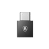 Переходник Baseus Exquisite Type-C Male to USB Female (CATJQ) Чорний (23488)