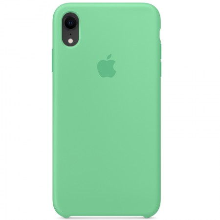 Чехол Silicone case (AAA) для Apple iPhone XR (6.1'') Зелёный (1360)