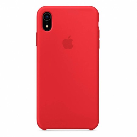 Чехол Silicone case (AAA) для Apple iPhone XR (6.1'') Червоний (1364)
