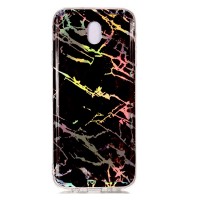 TPU чехол Marble Series для Samsung Galaxy J3 (2018) Чорний (12133)