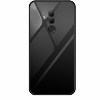 TPU+Glass чехол Gradient series для Huawei Mate 20 lite Чорний (12143)
