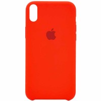 Чехол Silicone Case (AA) для Apple iPhone XS Max (6.5'') Красный (12147)