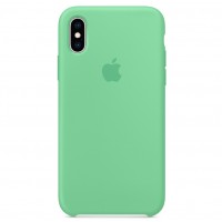 Чехол Silicone Case (AA) для Apple iPhone XS Max (6.5'') Зелёный (1382)