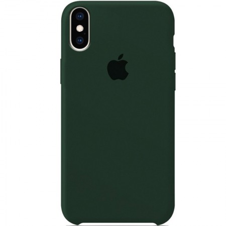 Чехол Silicone Case (AA) для Apple iPhone XS Max (6.5'') Зелений (1398)