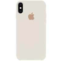 Чехол Silicone Case (AA) для Apple iPhone XS Max (6.5'') Белый (1396)