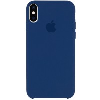 Чехол Silicone Case (AA) для Apple iPhone XS Max (6.5'') Синій (1401)