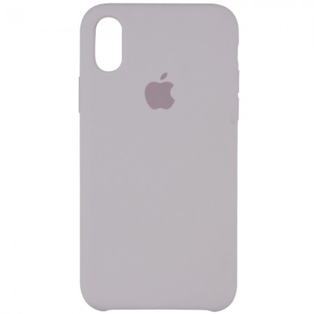 Чехол Silicone Case (AA) для Apple iPhone XS Max (6.5'') Серый (20601)