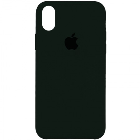 Чехол Silicone Case (AA) для Apple iPhone XS Max (6.5'') Зелёный (1411)