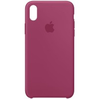 Чехол Silicone Case (AA) для Apple iPhone XS Max (6.5'') Малиновый (1414)