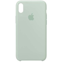 Чехол Silicone Case (AA) для Apple iPhone XS Max (6.5'') Бирюзовый (1416)