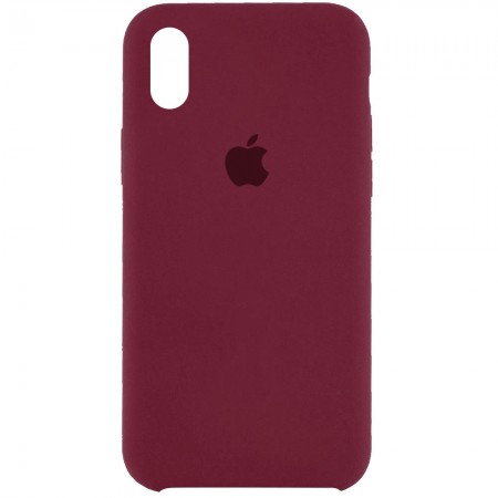 Чехол Silicone Case (AA) для Apple iPhone XS Max (6.5'') Красный (23637)