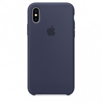 Чехол Silicone Case (AA) для Apple iPhone XS Max (6.5'') Синій (1385)