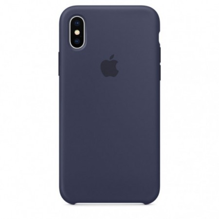 Чехол Silicone Case (AA) для Apple iPhone XS Max (6.5'') Синий (1385)