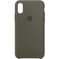 Чехол Silicone Case (AA) для Apple iPhone XS Max (6.5'') Сірий (17474)