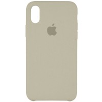 Чехол Silicone Case (AA) для Apple iPhone XS Max (6.5'') Бежевий (17278)