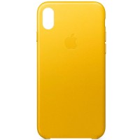 Чехол Silicone Case (AA) для Apple iPhone XS Max (6.5'') Желтый (23884)