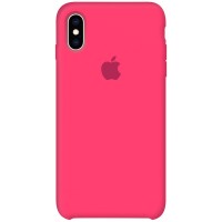 Чехол Silicone Case (AA) для Apple iPhone X (5.8'') / XS (5.8'') Рожевий (17153)