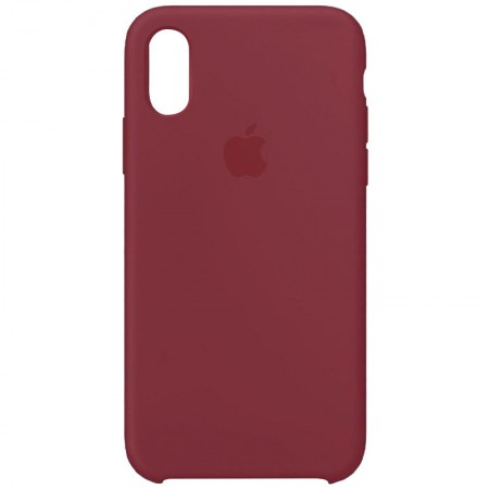 Чехол Silicone Case (AA) для Apple iPhone X (5.8'') / XS (5.8'') Красный (1428)