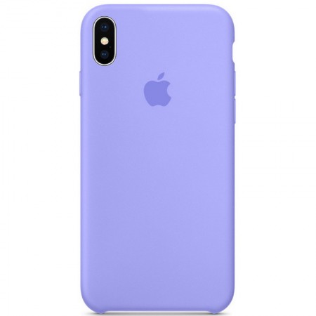 Чехол Silicone Case (AA) для Apple iPhone X (5.8'') / XS (5.8'') Голубой (1446)