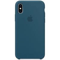 Чехол Silicone Case (AA) для Apple iPhone X (5.8'') / XS (5.8'') Синій (17155)