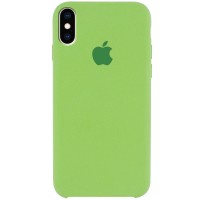 Чехол Silicone Case (AA) для Apple iPhone X (5.8'') / XS (5.8'') М'ятний (1448)