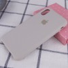 Чехол Silicone Case (AA) для Apple iPhone X (5.8'') / XS (5.8'') Серый (1435)