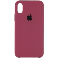 Чехол Silicone Case (AA) для Apple iPhone X (5.8'') / XS (5.8'') Червоний (30999)
