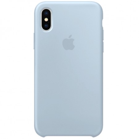 Чехол Silicone Case (AA) для Apple iPhone X (5.8'') / XS (5.8'') Серый (1425)