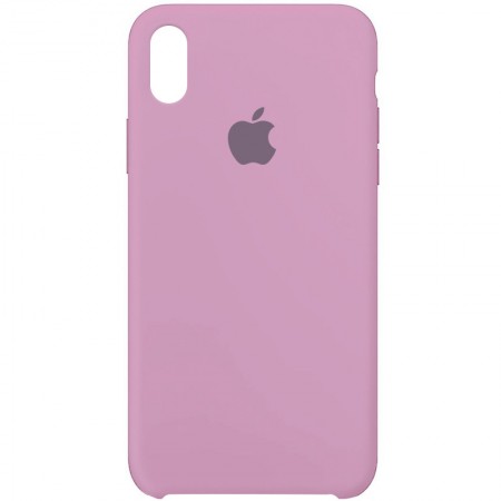Чехол Silicone Case (AA) для Apple iPhone X (5.8'') / XS (5.8'') Лиловый (1452)