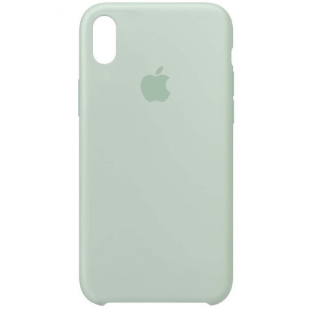 Чехол Silicone Case (AA) для Apple iPhone X (5.8'') / XS (5.8'') Бірюзовий (1455)