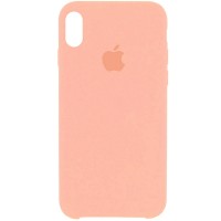 Чехол Silicone Case (AA) для Apple iPhone X (5.8'') / XS (5.8'') Розовый (1458)