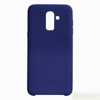 Чехол Silicone Cover without Logo (AA) для Samsung Galaxy J8 (2018) Синий (12153)