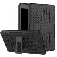Противоударный двухслойный чехол Shield для Samsung Galaxy Tab S4 LTE 10.5 (T835) c подставкой Черный (14544)