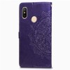 Кожаный чехол (книжка) Art Case с визитницей для Xiaomi Redmi Note 5 Pro / Note 5 (DC) Фиолетовый (29011)