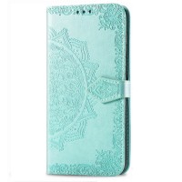 Кожаный чехол (книжка) Art Case с визитницей для Xiaomi Redmi Note 5 Pro / Note 5 (DC) Бирюзовый (29013)