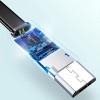 Дата кабель USAMS US-SJ201 USB to MicroUSB 2A (1.2m) Чорний (13883)