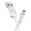 Дата кабель USAMS US-SJ201 USB to MicroUSB 2A (1.2m) Білий (13882)