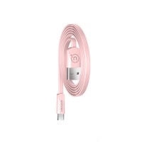Дата кабель USAMS US-SJ200 USB to Type-C 2A (1.2m) Розовый (13887)