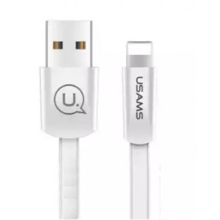 Дата кабель USAMS US-SJ199 USB to Lightning 2A (1.2m) Білий (22834)