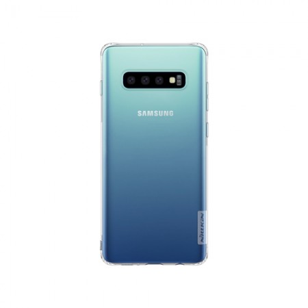 TPU чехол Nillkin Nature Series для Samsung Galaxy S10 Белый (12169)