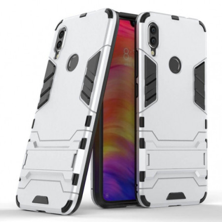Ударопрочный чехол-подставка Transformer для Xiaomi Redmi Note 7 / Note 7 Pro / Note 7s Сріблястий (29646)