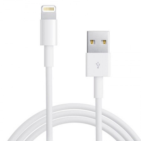 Дата-кабель для iPhone USB to Lightning 1m (box)  Белый (23334)