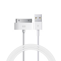Дата кабель Hoco X1 Rapid USB to 30-pin (1m) Белый (15045)