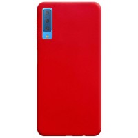 Силиконовый чехол Candy для Samsung A750 Galaxy A7 (2018) Красный (14669)