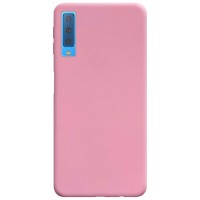Силиконовый чехол Candy для Samsung A750 Galaxy A7 (2018) Розовый (22522)