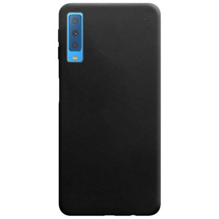 Силиконовый чехол Candy для Samsung A750 Galaxy A7 (2018) Чорний (14670)