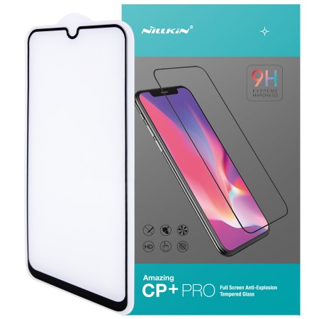 Защитное стекло Nillkin (CP+PRO) для Samsung A20 / A30 / A30s / A50 / A50s / M30/M30s/M31/M21/M21s Черный (16582)